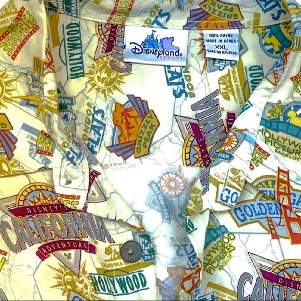 Disney’s California Adventure Ltd Edition Shirt Men’s Xxl View 2